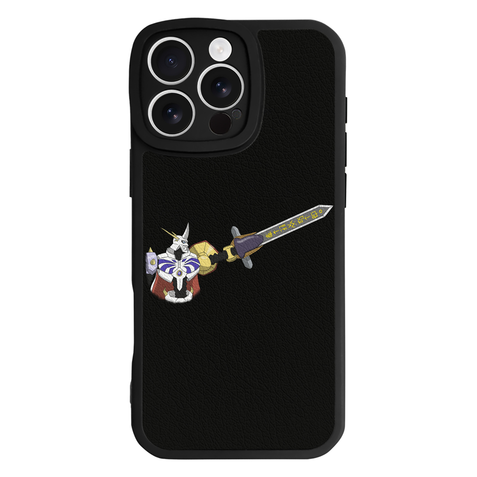 （画像用） Digimon デジタルモンスター/デジモン 【iPhone 16シリーズ対応】シリコンスマホケース（レザー調） 材質：シリコン